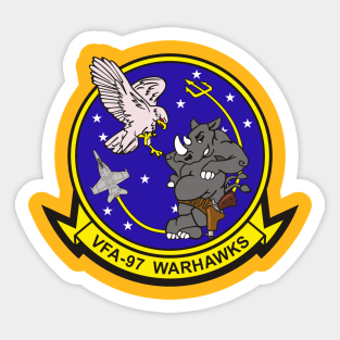 F/A18 Rhino - VFA97 Warhawks Sticker